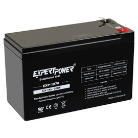 12V 7AH EXP1270 FIRST ALERT ADT ALARM BATTERY ExpertPower