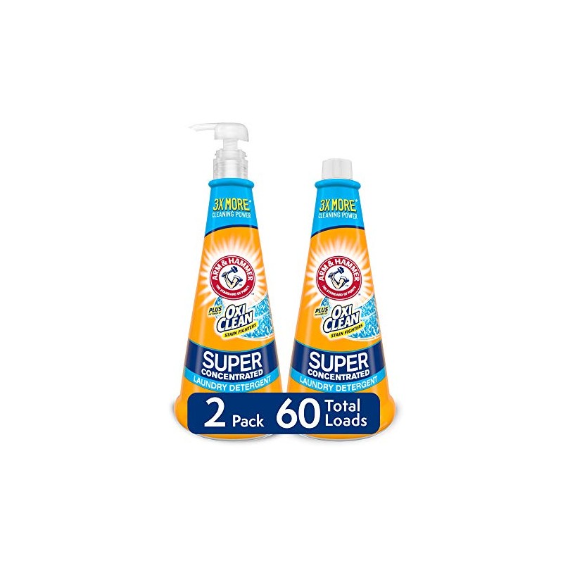 Arm & Hammer Plus Oxiclean Super Concentrated Laundry Detergent, 2