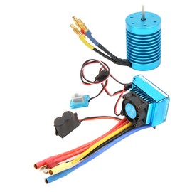 RC Brushless Motor with ESC, F540 4370KV Brushless Motor with Waterproof 60A ESC 1/10 RC Car Upgrade Spare Part