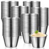 NIMBLOOM 300 Pack Stainless Steel Sauce Cups, 2.5 oz Stackable