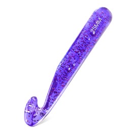 25mm Crochet Hooks, Large Crochet Hook for Beginners, Crochet with Ergonomic Handles, Transparent Crystal Crochet Hooks for Knitting Yarn Carpet Scarves