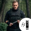 FJYXCHENXM 2 Set Knife Sheath Belt Clip Reliable 420 Stainless
