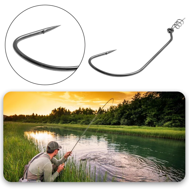 Be In Your Mind Pack of 10 #4/0 Offset Hooks