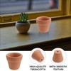 Toddmomy 10Pcs Mini Terracotta Pots Clay Pottery Planter Succulent Nursery