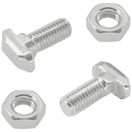 10 Sets T Slot Bolts and Nuts Kit,M8x20mm T-Slot Drop-in Stud Sliding Screws