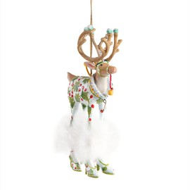 MacKenzie-Childs Patience Brewster Dash Away Ornament, Holiday Decor, Vixen Reindeer