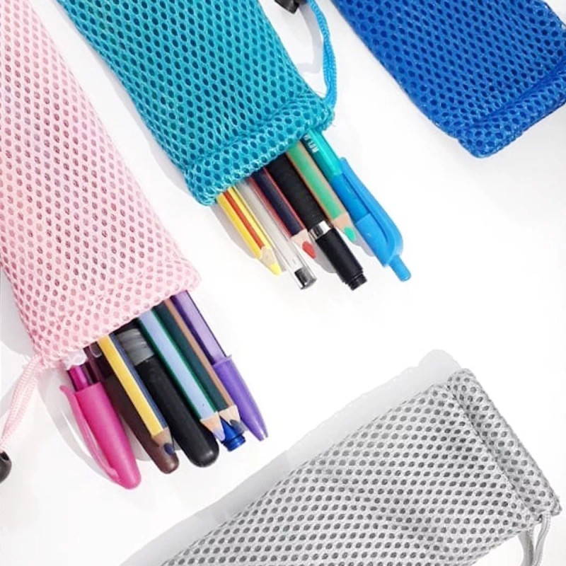 Veraly 1 Bolsa Lapicera Multiusos Transpirable De Tela Con Cordón