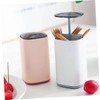 LABRIMP 2pcs Toothpick and Cotton Swab Storage Cases Stylish Automatic