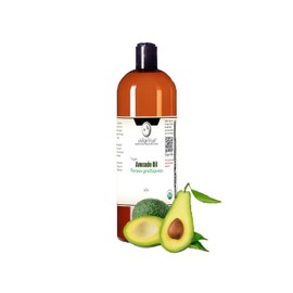 Premium Organic Avocado Oil – Cold-Pressed & Virgin | Pure Avocado Hair Oil, Hydrating & Moisturizer for Skin & Hair | Rich in Vitamins & Antioxidants | Cooking & Aromatherapy Use | 16 Fl Oz