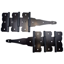 Decorative Colonial (Set of 6) Heavy Duty 8" T Strap Hinge Shed Storage Shed Gates Barns