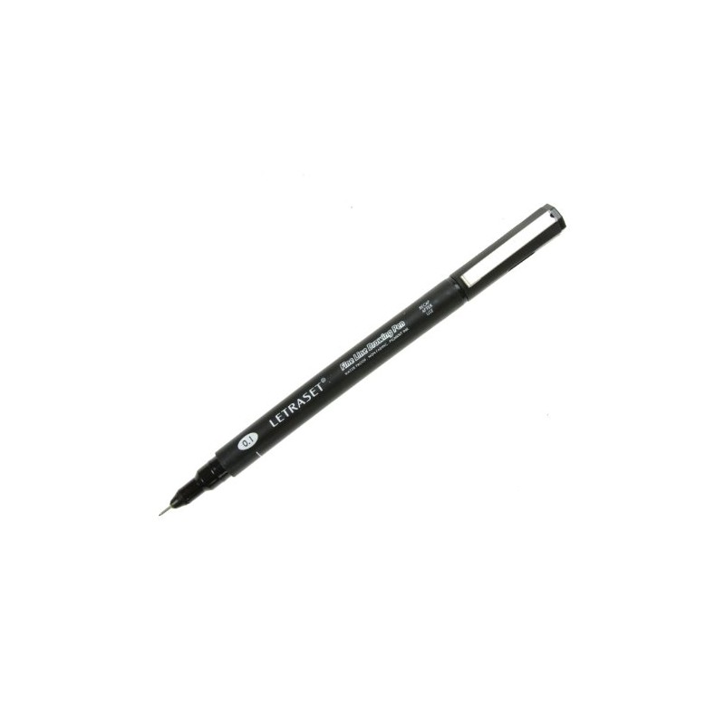 Letraset 0.1 mm Fine Line Drawing Pen - Black