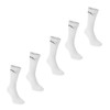Slazenger Mens 5 Pack Crew Socks Elasticated Ankle Opening Mens