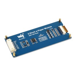 Three Color 2.9inch E-Ink Display Module (B), 296x128 Resolution 3.3V/5V E-Paper Epaper Display Screen Red Black White Tri-Color Compatible with Raspberry Pi/Arduino/STM32,SPI Interface, Full Refresh