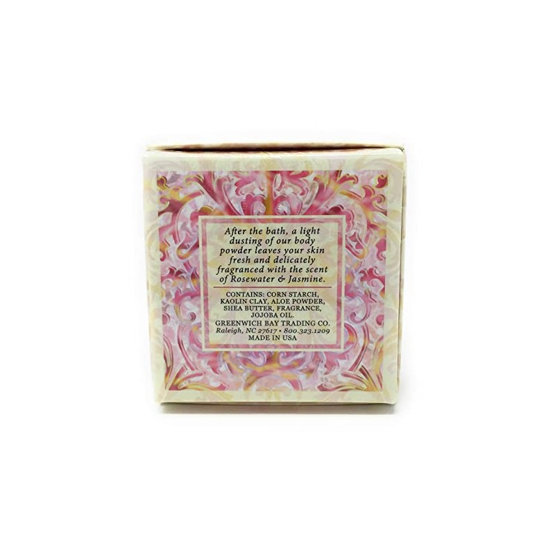 Greenwich Bay Luxury Dusting Powder w/puff (Rosewater & Jasmine)