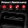 Transmission Oil Pan with Drain Plug & Gasket, Compatible with