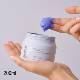 Schwarzkopf Professional BLONDME Bond Repair Purple Mask Hair Treatment Neutralizing Yellow Undertones For Colored Lighthened Bleached Hair Deeply Nourishing And Strengthening 200 ml