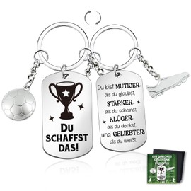 Football Gifts Boys, Communion First Communion Confirmation Confirmation Gift Boy, Keyring Football Gifts for Boys, You Create The Motivational Gift for Football Fans, a