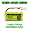 VANBOW BT183342/BT283342 2.4V 800mAh Ni-MH Battery Pack, Compatible with AT&T