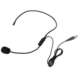 Mini XLR 3 Pin TA3F Plug Headwear Microphone Headset Microphone Comfortable Wearing Sound Quality Fidelity Heart Shaped Directional Electrode Capacitor Microphone Noise Interference Rejection Widely