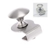 Hicello Glass Door Pull Handle/Clamp/Clips for Glass 5-8mm Showcase Furniture