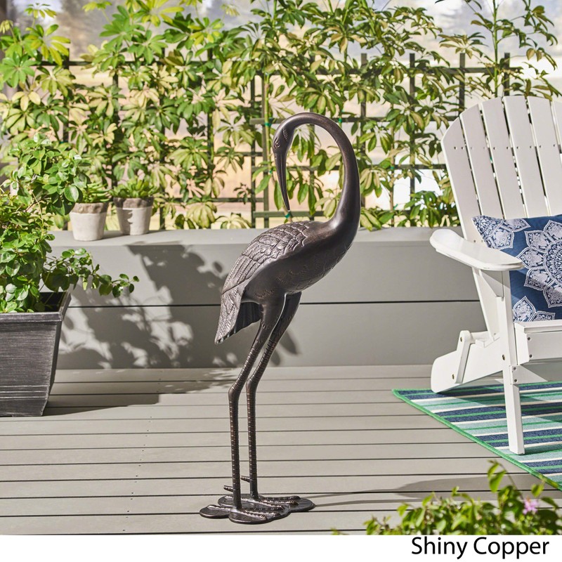 Christopher Knight Home 304570 Sunny Outdoor 39 Inch Aluminum Crane,