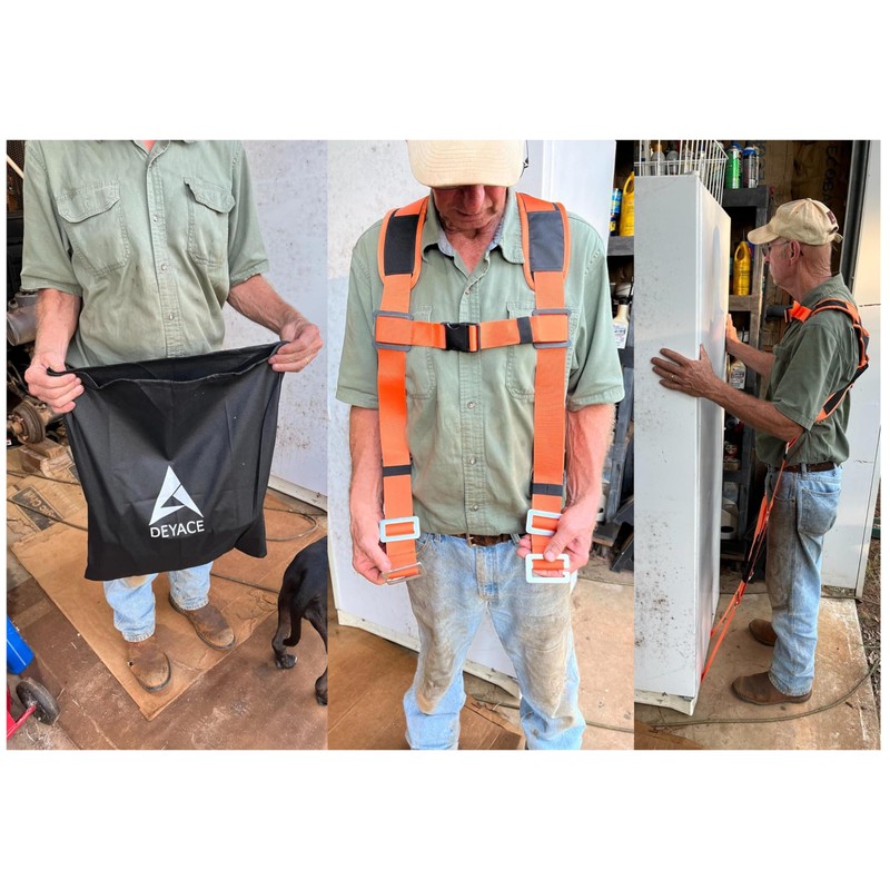 DEYACE Moving Straps 2-Person Shoulder Lifting Straps for Moving Furniture,