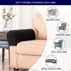 SUBRTEX Stretch Couch Arm Covers Set of 2, Checkered Sofa