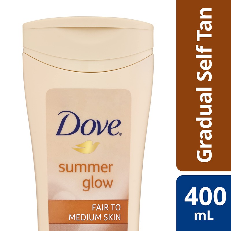 Dove Summer Glow Body Lotion Fair to Medium Skin, 400ml