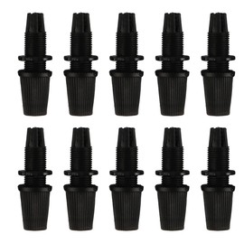 Tiardey Pack of 10 Black Straight Flexible Cable Handle Strain Relief for DIY Repairs to Electrics and Lights High Quality Thermoplastic