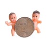 CCINEE 60 Pieces 1 Inch Mini Plastic Babies for Baby