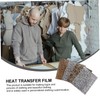 COHEALI 4 Sheets Washable Lettering Film DIY T-Shirt Heat Transfer
