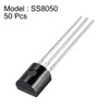 sourcing map Plastic Encapsulation Power Transistor NPN BJT Transistors SS8050