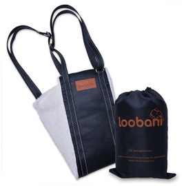 LOOBANI Portable Dog Sling for Back Legs, Hip Support Harness to Help Lift Dogs Rear for Canine Aid and Old K9 Cruciate Ligament Rehabilitation (Medium)