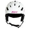 AWE Snowboard Freeride SUPER LIGHTWEIGHT In Mould Ski Helmet White