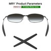 Mryok Replacement Earsocks for Oakley Whisker/Square Whisker/Juliet/Big Square Wire/A Wire