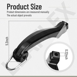 LEAFLEX P08-031 Replacement Saucepan Handle (Short) for Farber-Ware Sauce Pan, Includes 1 Wrench Hook