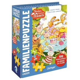 Seven Little Rabbits. Our Family Puzzle, Yellow