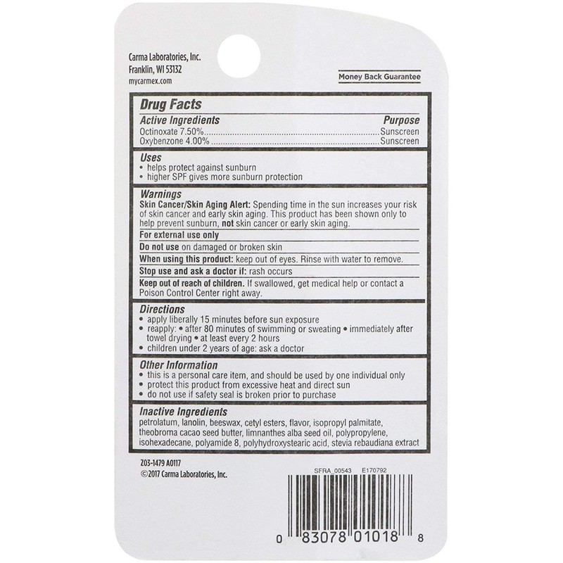 Carmex Daily Care Lip Balm Strawberry SPF 15 0.35 oz