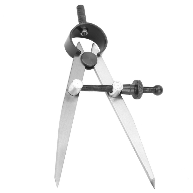 Cold Needle Compass, 105 mm Steel Compass, for Drawing Circles,