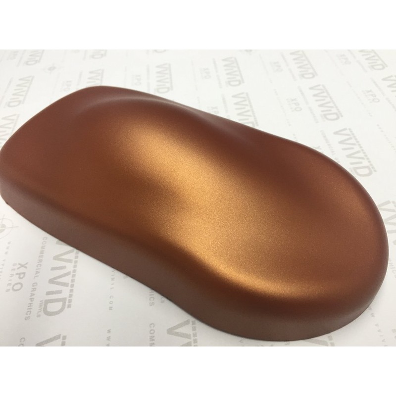 VViViD+ Matte Metallic Copper Rust (Ghost) Vinyl Wrap Roll (6ft