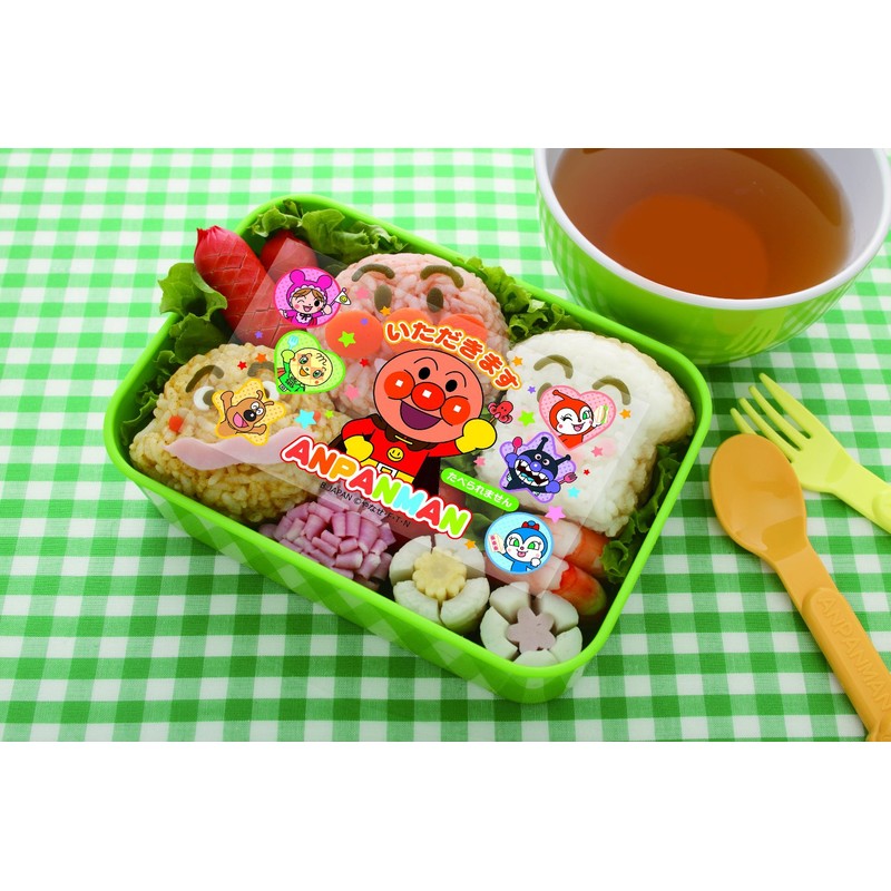 Torne Anpanman Antibacterial Sheet, Bento Cup, Rice Ball, Wrap, Picks,