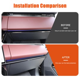 Heutamo Center Console Dashboard Panel Trim Cover Compatible with Land Rover Range Rover Sport Accessories 2023 2024, Carbon Fiber Dashboard Panel Trim Frame Interior Accessories