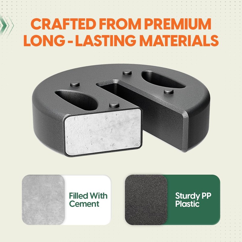 Canopy Weights Set of 8, No-Pinch Design for Easy Setup