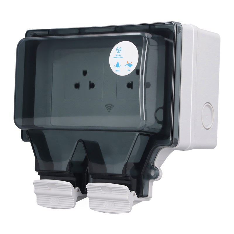 Outdoor Outlet WIFI IP66 Waterproof Socket With Timer for Patio