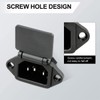 Greluma Pack of 5 C14 Plug Adaptor Switch Panel Installation