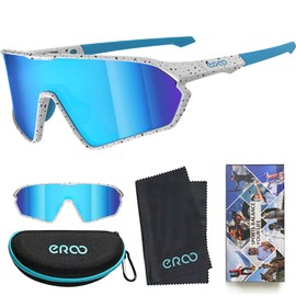ER00 Youth Baseball Shield Polarized Sunglasses Teens Kids Boys Girls Women 1206 Cycling Softball Lightweight Sports Shades Padel Beach Tennis