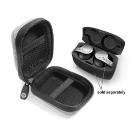 Protective Case for Jabra Elite 65t, Elite Active 65t, Elite Sport True Wireless Earbuds, Featured Strong Light Weight case in Compact Size, Good for Both Protection and Storage, Tweed Gray