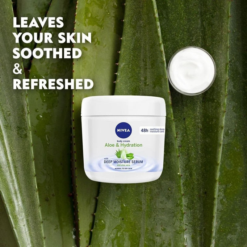 NIVEA Aloe and Hydration Body Cream 13.52 oz (1)