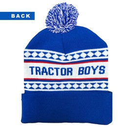 Beyond Happy Ipswich Tractor Boys Bobble Hat - Ipswich Knitted Winter Hat - Knitted 100% Acrylic Hat (UK, Alpha, One Size, Bobble HAT)