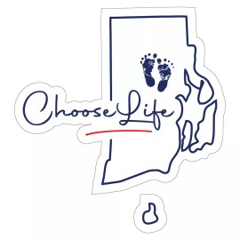 Rhode Island Sticker Pro-Life Sticker